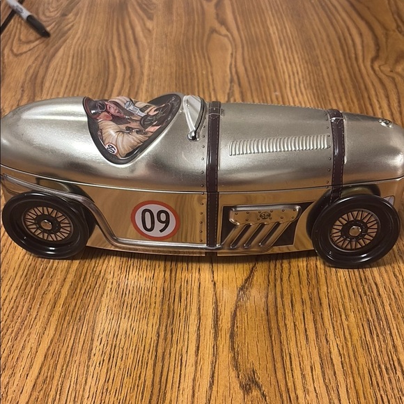 Other - Vintage Silver Toy Car with Black Accents